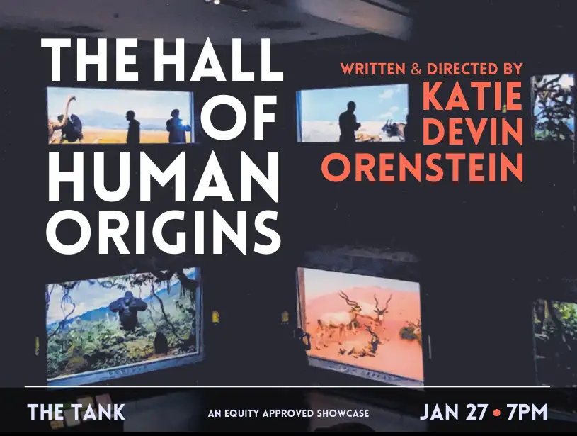 A poster for a production of The Hall of Human origins